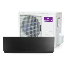 AlpicAir sieninis šilumos siurblys oras-oras TRENDY black, 3.51/3.81 kW